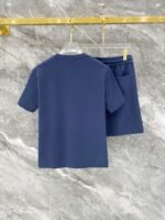 Polo Ralph Lauren Navy Polo Horse Logo Tee & Shorts Co-Ord Set - Image 2