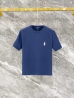 Polo Ralph Lauren Navy Polo Horse Logo Tee & Shorts Co-Ord Set - Image 3