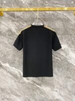Gucci Black Monogram Trim Colorful Logo Tee & Drawstring Shorts Co-Ord Set - Image 4