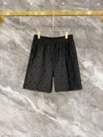 Gucci Allover Logo Print Tee & Shorts Co-Ord Set In Black - Image 4