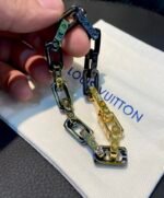 Louis Vuitton Monogram Chain Bracelet Gradient Two-Tone Finish - Image 3