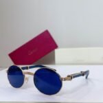 Cartier Retro Round Lens Luxury Sunglasses CT0464S - Image 14