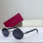 Cartier Retro Round Lens Luxury Sunglasses CT0464S - Image 10