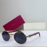 Cartier Retro Round Lens Luxury Sunglasses CT0464S - Image 6