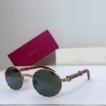 Cartier Retro Round Lens Luxury Sunglasses CT0464S - Image 3