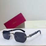 Cartier Rimless Grain Temple Gradient CT0362 Sunglasses For Men Women - Image 11