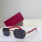 Cartier Rimless Grain Temple Gradient CT0362 Sunglasses For Men Women - Image 9