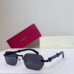 Cartier Rimless Grain Temple Gradient CT0362 Sunglasses For Men Women - Image 6