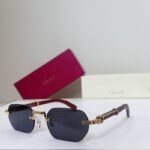 Cartier Rimless Grain Temple Gradient CT0362 Sunglasses For Men Women - Image 4