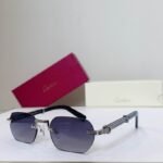 Cartier Rimless Grain Temple Gradient CT0362 Sunglasses For Men Women - Image 3