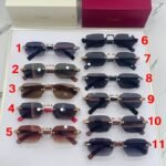 Cartier Rimless Grain Temple Gradient CT0362 Sunglasses For Men Women