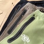 Synaworld x Nike Tech Fleece Joggers Zipper Pocket Tapered Sweatpants - Image 4