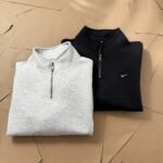 Nike Mens 1/4 Zip Pullover Sweatshirt Casual Athletic Half Zip Fleece Top with Pockets - Image 8