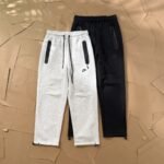 Nike Tech Fleece Sweatpants Men Zipper Pocket Joggers with Drawstring Casual Athletic Pants