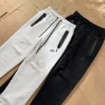 Nike Tech Fleece Sweatpants Men Zipper Pocket Joggers with Drawstring Casual Athletic Pants - Image 7
