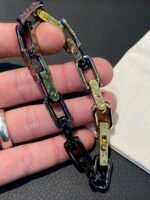 Louis Vuitton Monogram Chain Bracelet Gradient Two-Tone Finish - Image 4