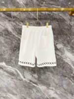 Loewe White Arrow Print Anagram Logo Crew Neck T-Shirt & Drawstring Shorts Two-Piece - Image 3