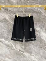 Loewe Black Arrow Print Anagram Logo Crew Neck T-Shirt & Drawstring Shorts Two-Piece Set - Image 4