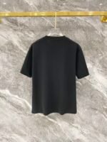 Louis Vuitton Black Rhinestone Letter Logo Crew Neck T-Shirt & Drawstring Shorts Two-Piece Set - Image 5
