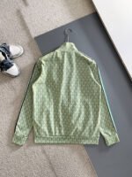 Lacoste Light Green Geometric Print Tracksuit Set Zip-Up Jacket & Jogger Pants - Image 2
