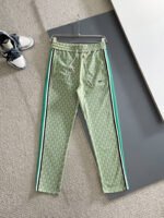 Lacoste Light Green Geometric Print Tracksuit Set Zip-Up Jacket & Jogger Pants - Image 4