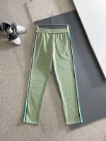 Lacoste Light Green Geometric Print Tracksuit Set Zip-Up Jacket & Jogger Pants - Image 5