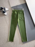 Lacoste Dark Green Geometric Print Tracksuit Set Zip-Up Jacket & Jogger Pants - Image 5
