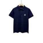 Louis Vuitton Men's Short Sleeve Polo Shirt with Circular Logo - Image 3