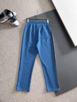 Lacoste Blue Geometric Print Tracksuit Set Zip-Up Jacket & Jogger Pants - Image 2