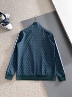 Lacoste Navy Geometric Print Tracksuit Set Zip-Up Jacket & Jogger Pants - Image 4