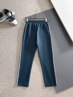 Lacoste Navy Geometric Print Tracksuit Set Zip-Up Jacket & Jogger Pants - Image 2