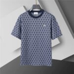 Lacoste Navy Geometric Print Men's 2-Piece Round Neck T-Shirt & Shorts Set - Image 6