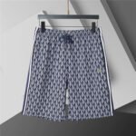 Lacoste Navy Geometric Print Men's 2-Piece Round Neck T-Shirt & Shorts Set - Image 5