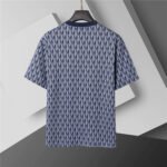 Lacoste Navy Geometric Print Men's 2-Piece Round Neck T-Shirt & Shorts Set - Image 4