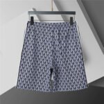 Lacoste Navy Geometric Print Men's 2-Piece Round Neck T-Shirt & Shorts Set - Image 3