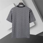 Lacoste Black & White Geometric Print Men's 2-Piece Round Neck T-Shirt & Shorts Set - Image 4