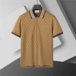 Lacoste Khaki Diamond Print 2-Piece Outfit Contrast Trim Polo Shirt and Drawstring Shorts Set - Image 6