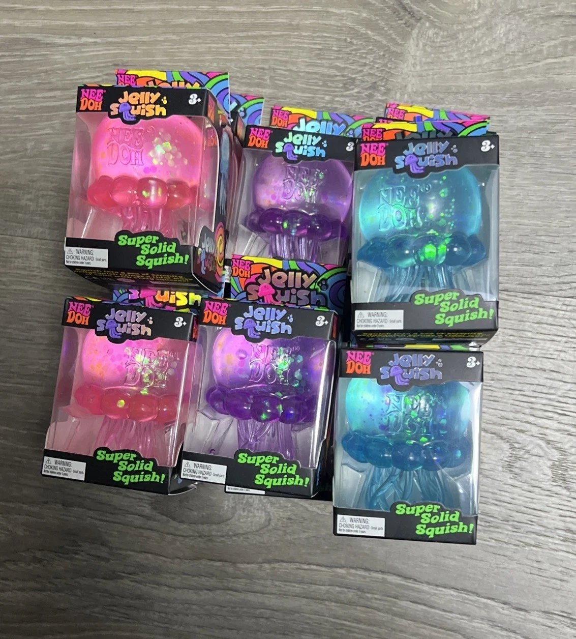 2602261503-Toy-8 Nee Doh Jellyfish Jelly Squish Stress Toy Fidget Squeeze NeeDoh Trending Special - Image 1