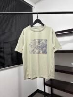Arc'Teryx Vintage Distressed Graphic Print Crew Neck Men's Short Sleeve T-shirt Green