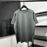 Lacoste Contrast Stitch Crew Neck Quick Dry Sports Short Sleeve T-shirt Gray