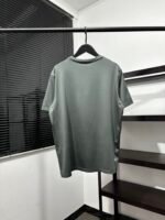 Lacoste Contrast Stitch Crew Neck Quick Dry Sports Short Sleeve T-shirt Gray - Image 2