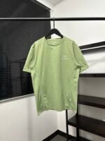 Arc'Teryx Curved Seam Crew Neck Tee White Printed Logo Outdoor Short Sleeve T-shirt Green