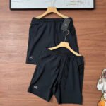 Arc'Teryx Black Drawstring Elastic Waist Quick Dry Sports Shorts Zipper Pocket Outdoor Running Shorts