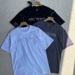 Arc'teryx Letter Print Crew Neck Cotton Short Sleeve Men Casual T-shirt 3 Colors