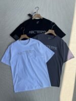 Arc'teryx Letter Print Crew Neck Cotton Short Sleeve Men Casual T-shirt 3 Colors