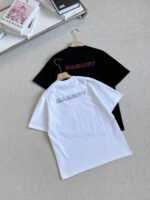 Mammut Circular Mammoth Outline Print Crew Neck Cotton Short Sleeve T-shirt Black White - Image 3