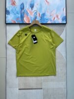 Descente Black White Gray Green Mesh Spliced Quick Dry Sports T-shirt Logo Crew Neck Athletic Short Sleeve - Image 6