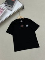 Mammut White Black Mini Circular Mammoth Logo Crew Neck Cotton Short Sleeve T-shirt - Image 2