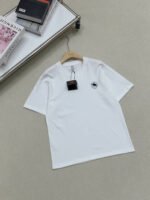 Mammut White Black Mini Circular Mammoth Logo Crew Neck Cotton Short Sleeve T-shirt - Image 3