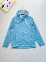 Arc'Teryx White Black Light Blue Orange Hooded Full Zip Sun Protection Skin Jacket 4 Colors - Image 7